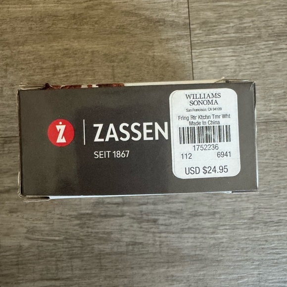 NWT Zassenhaus White Kitchen Timer Speed - Picture 4 of 7